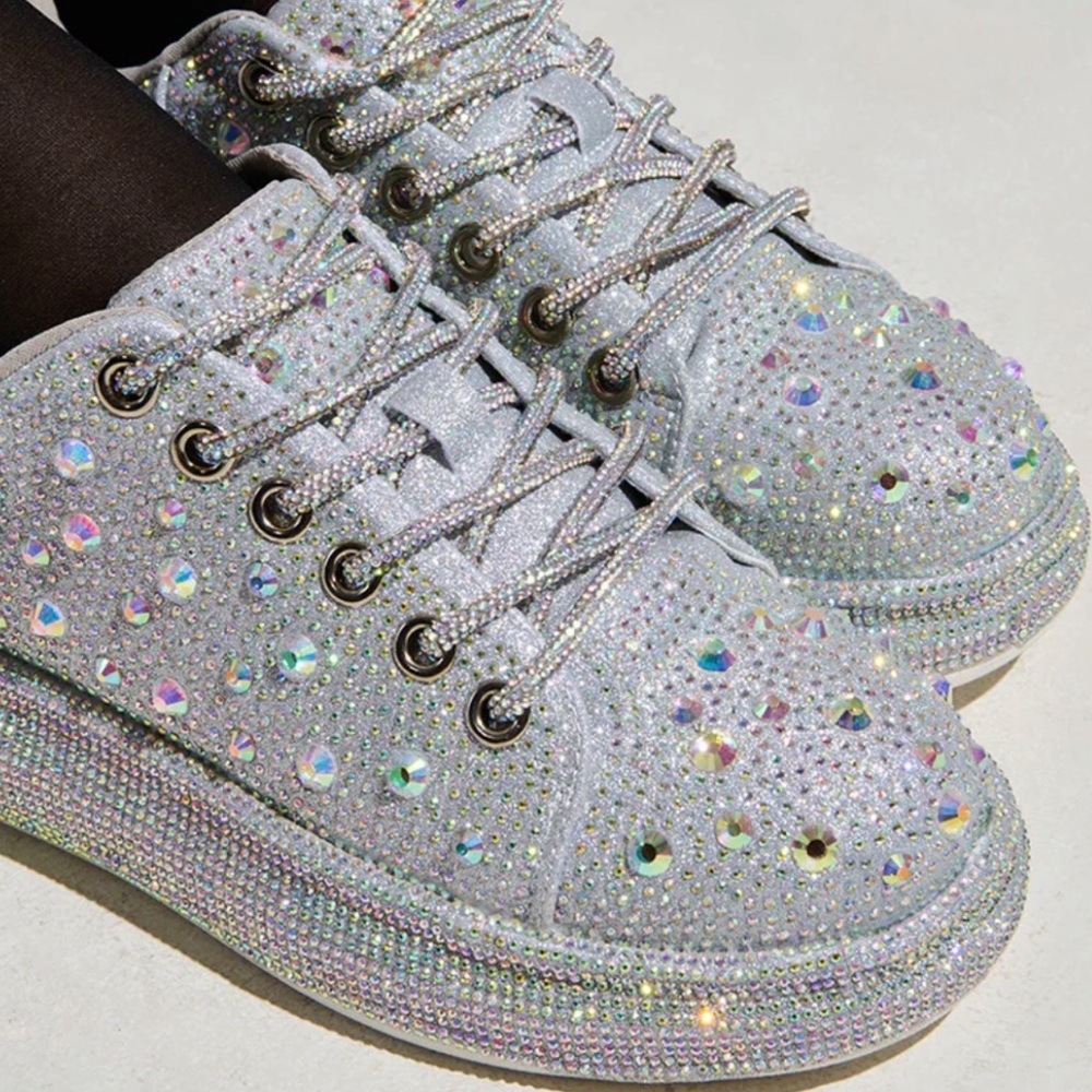 NEW Rhinestone Sneakers - Picture 3 of 6